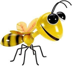 Hanging Garden Metal Bee Ornament Wall Clinger