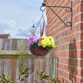12" Green Metal Garden Indoor Outdoor Hanging Basket