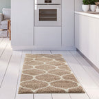 Moroccan Beige Shaggy Rug