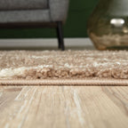 Moroccan Beige Shaggy Rug