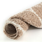 Moroccan Beige Shaggy Rug