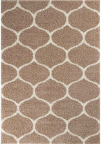Moroccan Beige Shaggy Rug