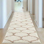 Moroccan Ivory Shaggy Rug