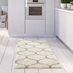 Moroccan Ivory Shaggy Rug