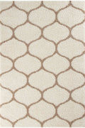 Moroccan Ivory Shaggy Rug