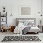 Moroccan Dark Grey Shaggy Rug