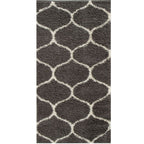 Moroccan Dark Grey Shaggy Rug