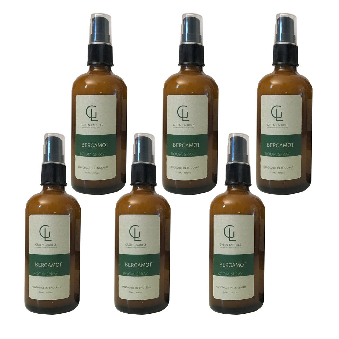 Aqueous Room Spray 100ml in Amber Glass Bottle
