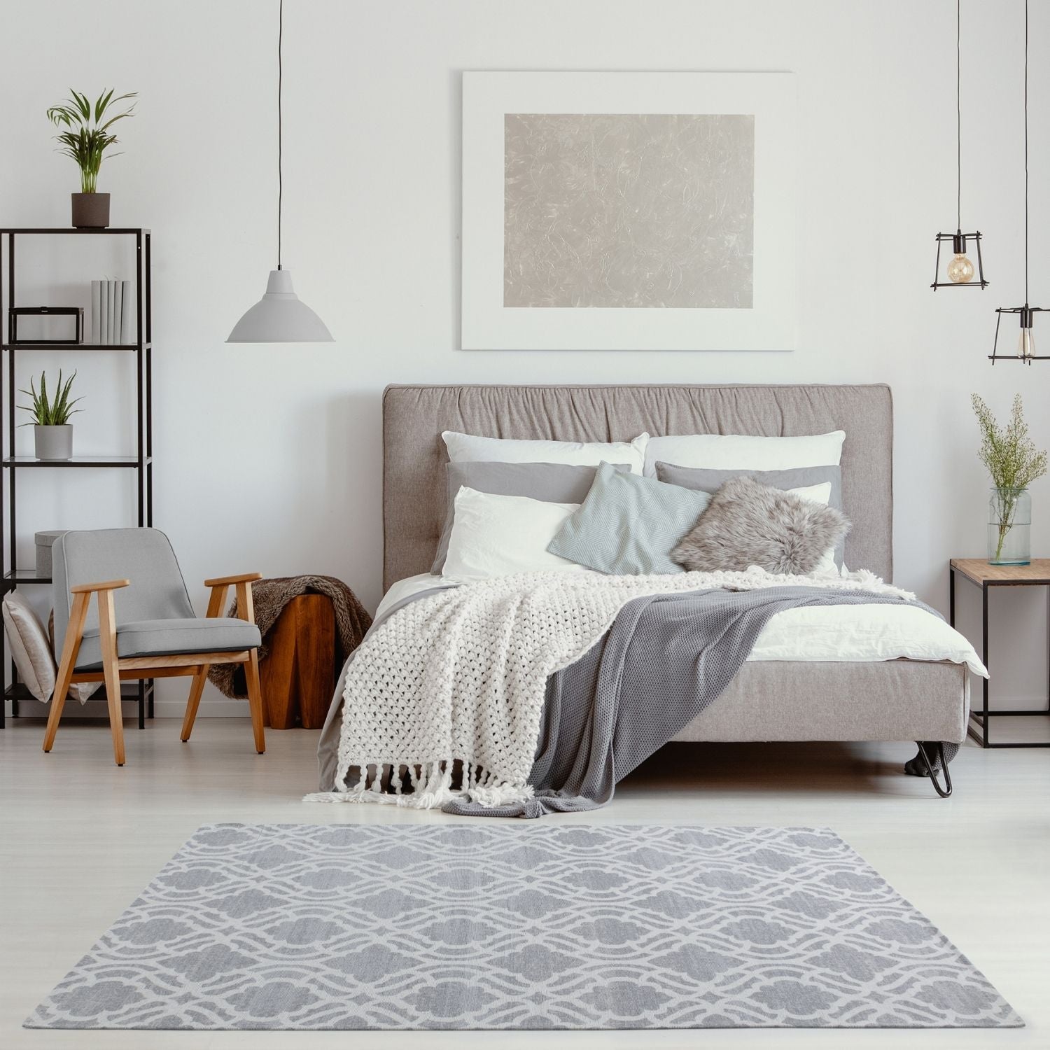 Washable Rug Carina Grey