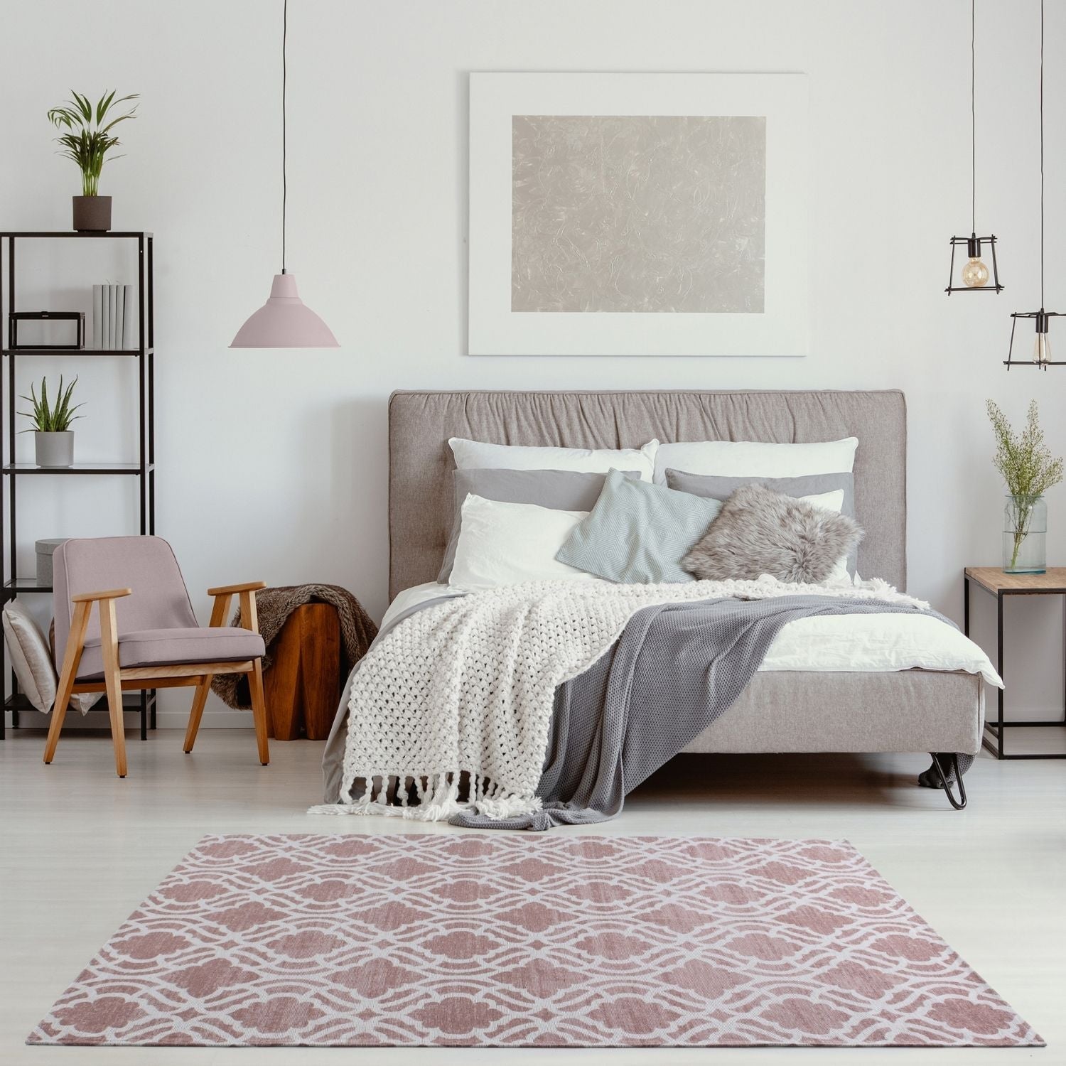 Washable Rug Carina Pink