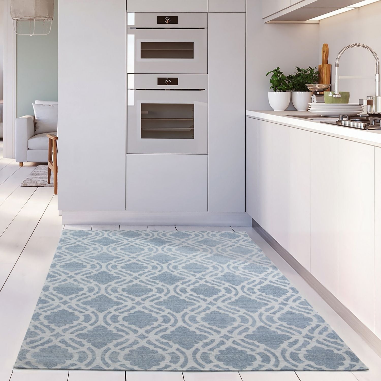 Washable Rug Carina Blue