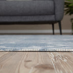 Washable Rug Carina Blue