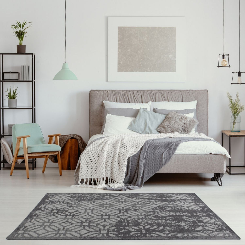 Washable Rug Carina Black