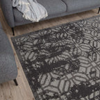 Washable Rug Carina Black