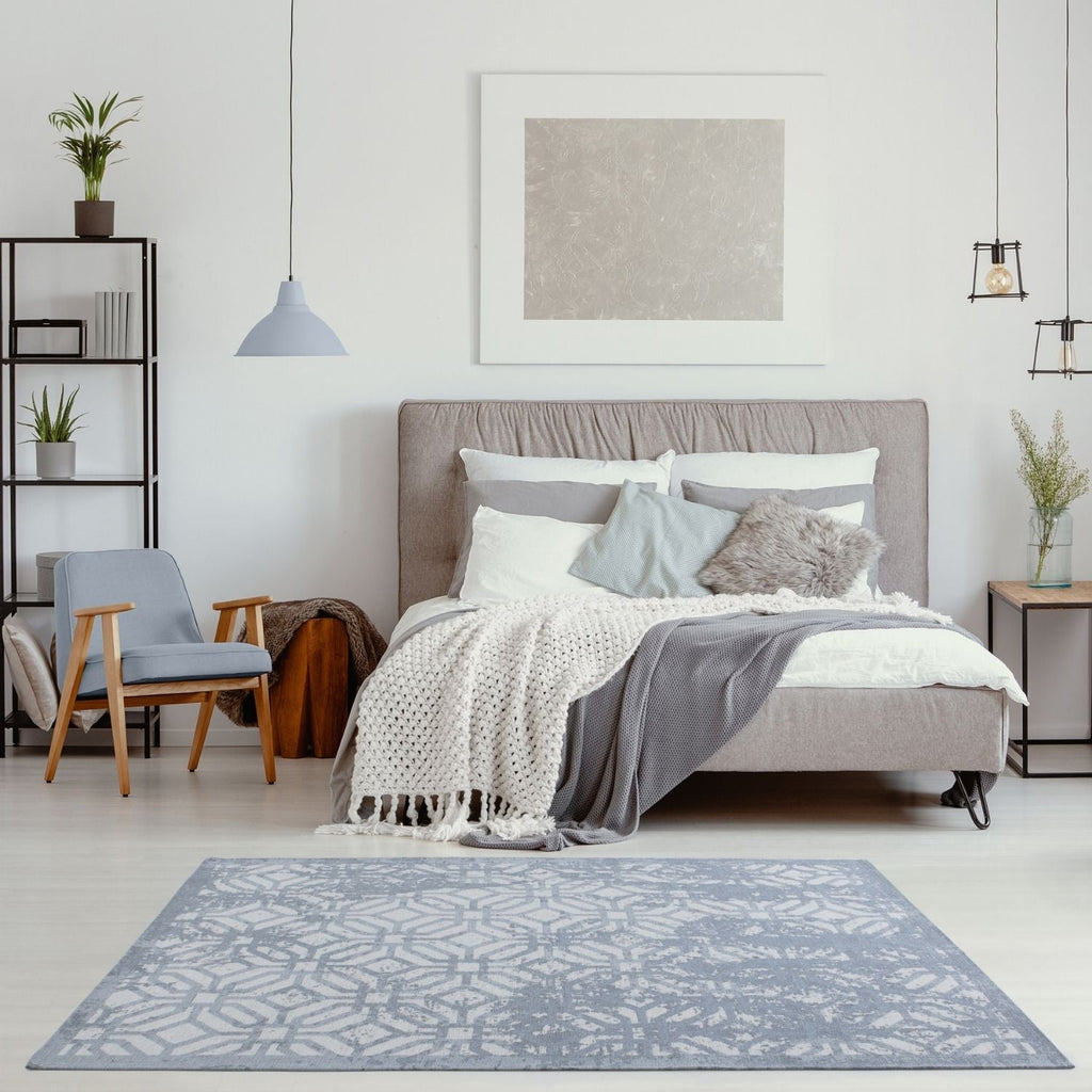 Washable Rug Carina Blue