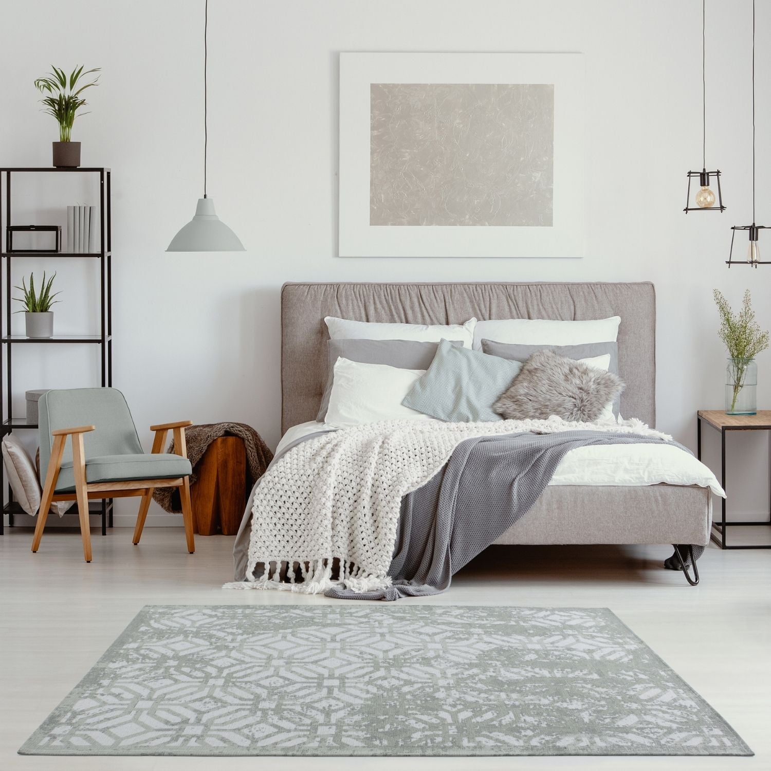 Washable Rug Carina Green