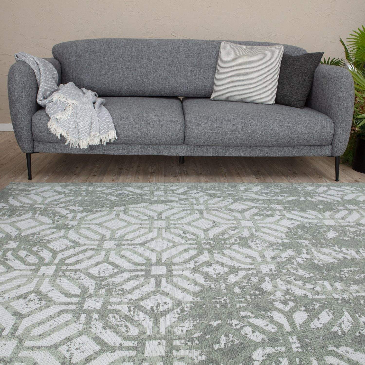 Washable Rug Carina Green