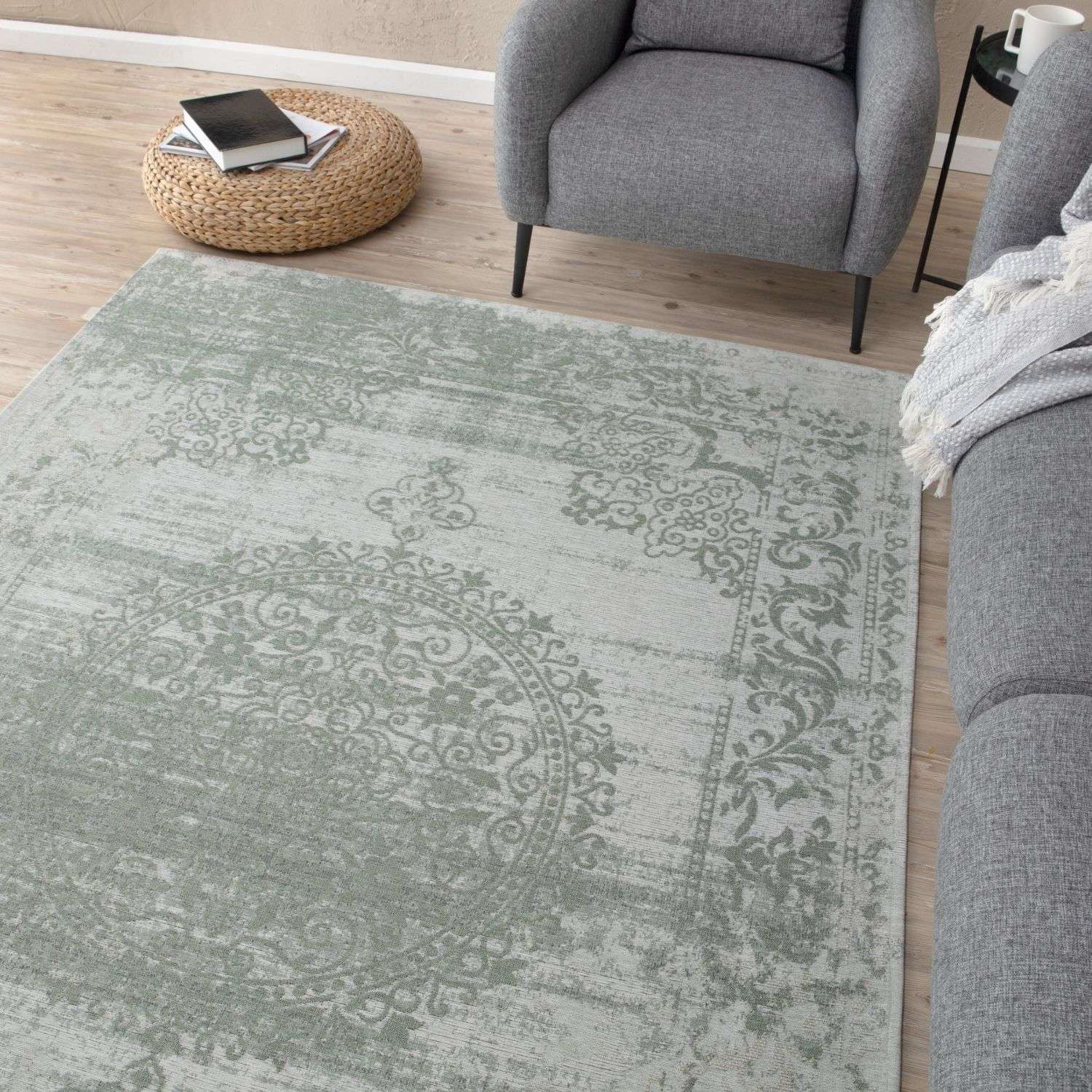 Washable Rug Carina Green