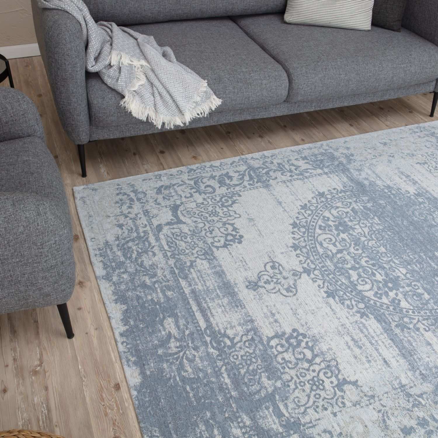 Washable Rug Carina Blue
