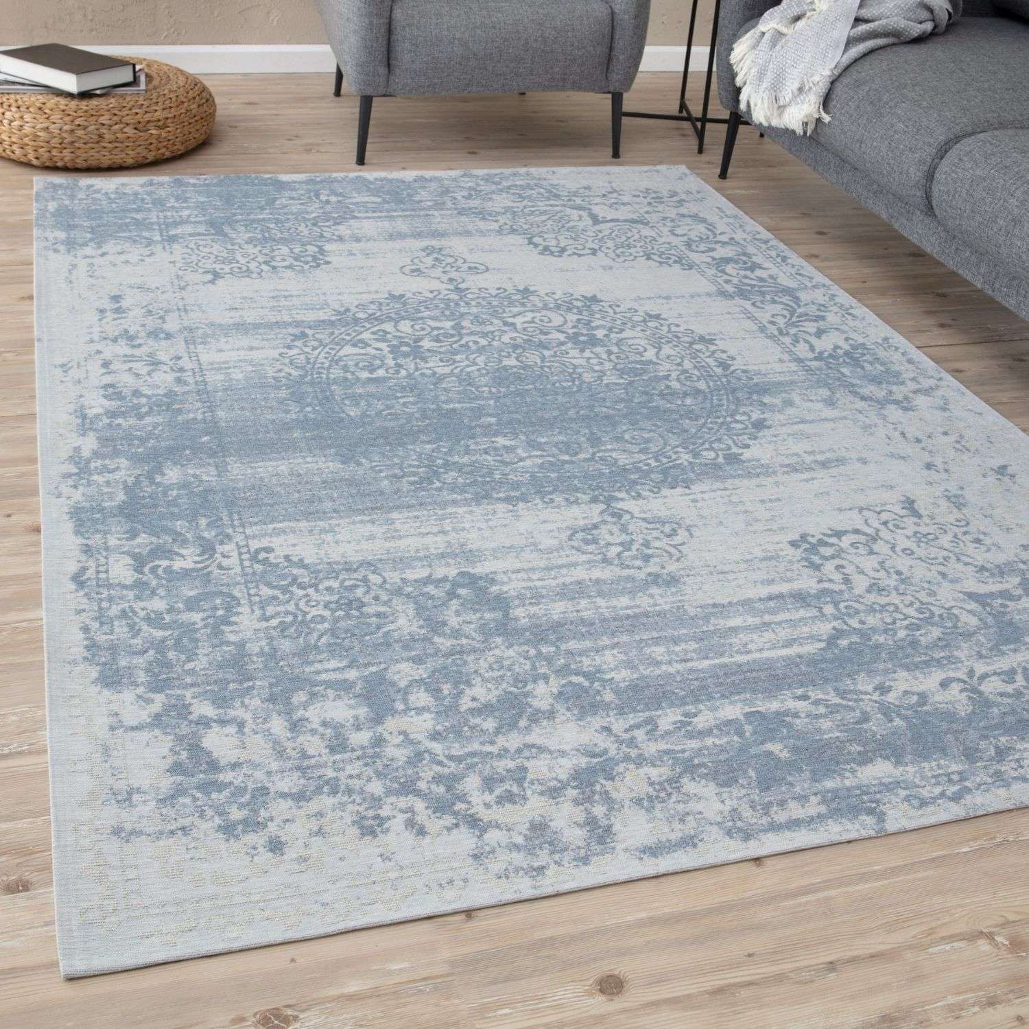 Washable Rug Carina Blue