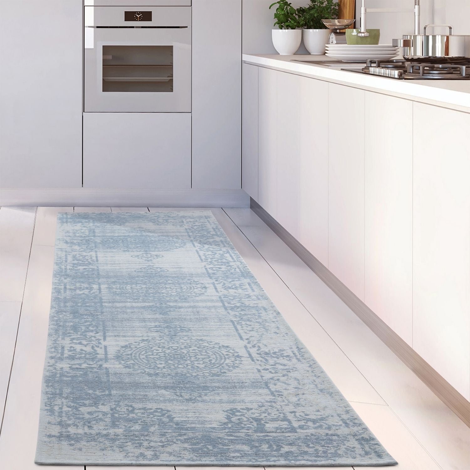 Washable Rug Carina Blue