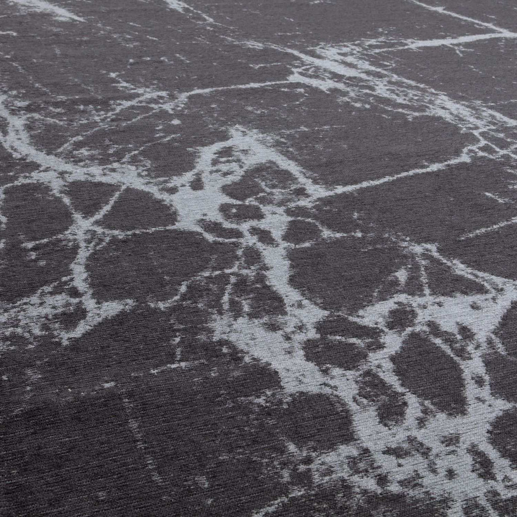 Washable Dark Grey Rug