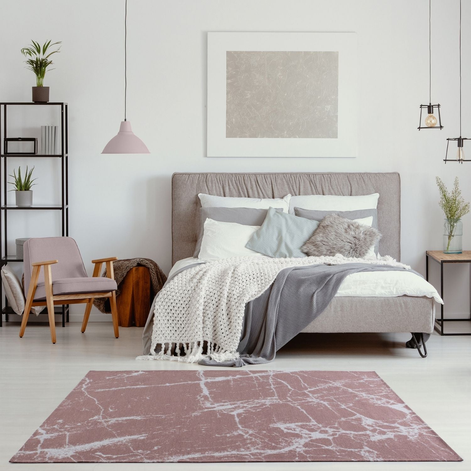 Washable Rug Carina Pink