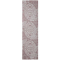Pink Washable Flatweave Rug 80X300 cm