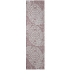Pink Washable Flatweave Rug 80X300 cm