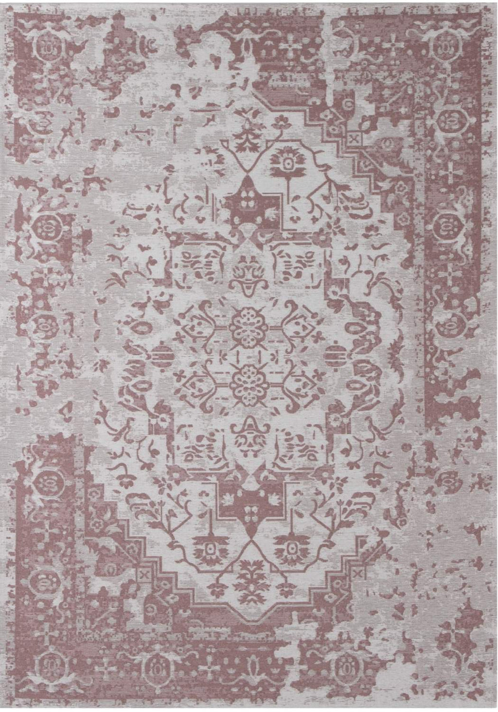 Pink Washable Flatweave Rug