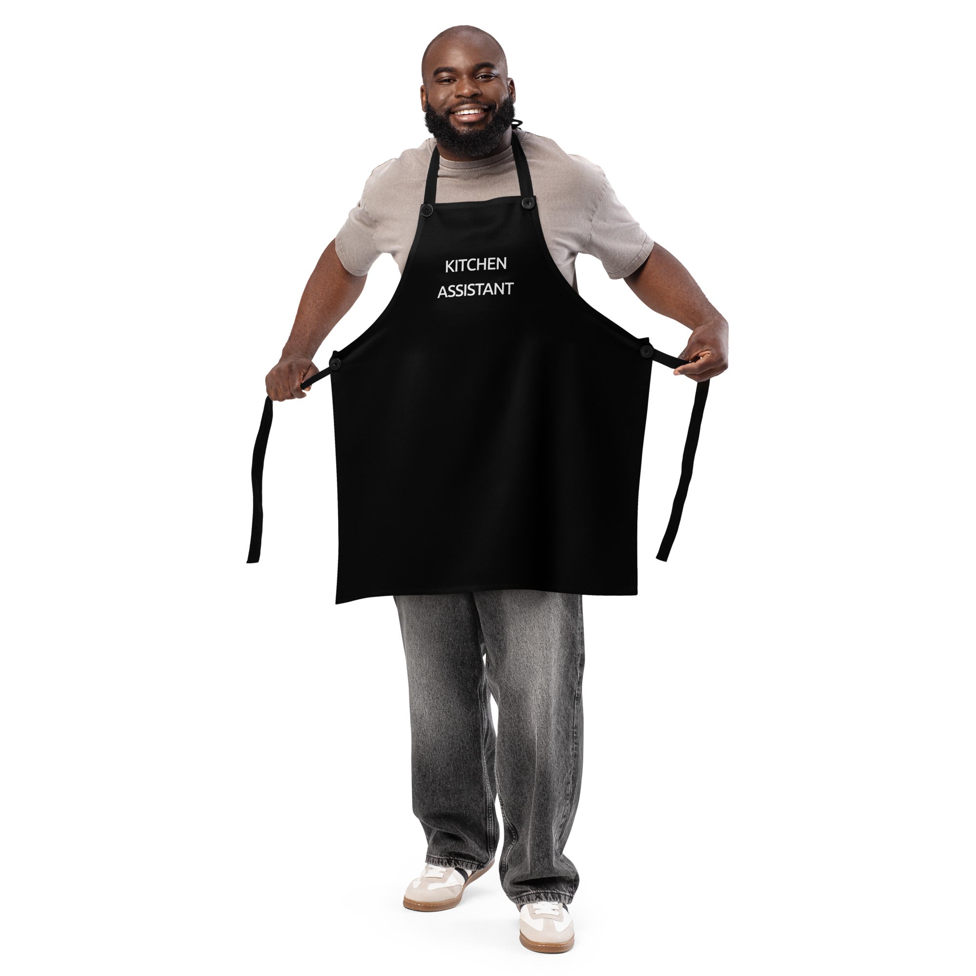 Kitchen Assistant Black Apron