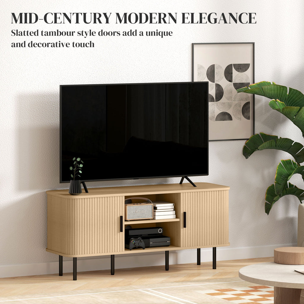 TV Unit for Living Room, TV Stand, Oak Tone