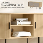 TV Unit for Living Room, TV Stand, Oak Tone