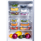 Glass Food Storage Containers with Airtight Lids - Assorted Sizes - 12 PACK
