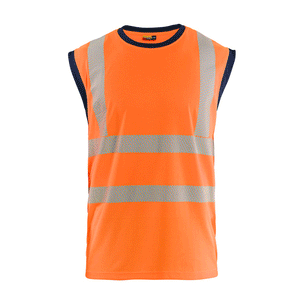 Orange / Navy Blue