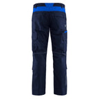 Blaklader 1448 Industry Stretch Kneepad Trousers Navy Blue/Cornflower Blue