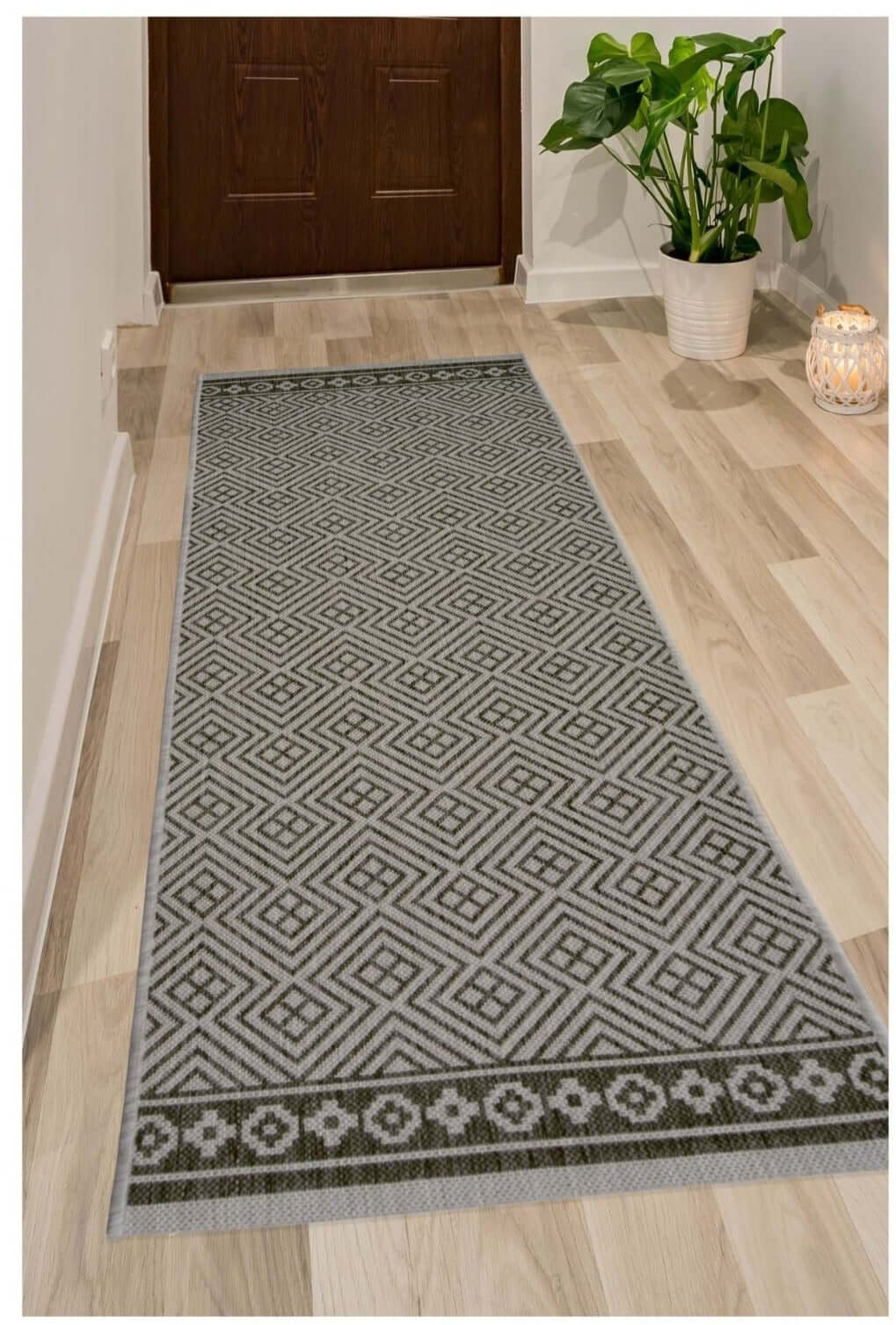 County Geo Grey Indoor/Outdoor Rug