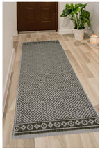 County Geo Grey Indoor/Outdoor Rug