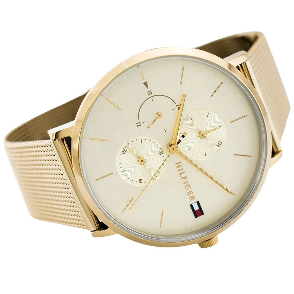 Tommy Hilfiger 1781943 Jenna Women's Gold Mesh Watch