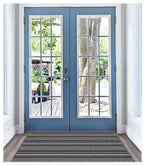 Stockholm Lead/Light Blue Washable Mat