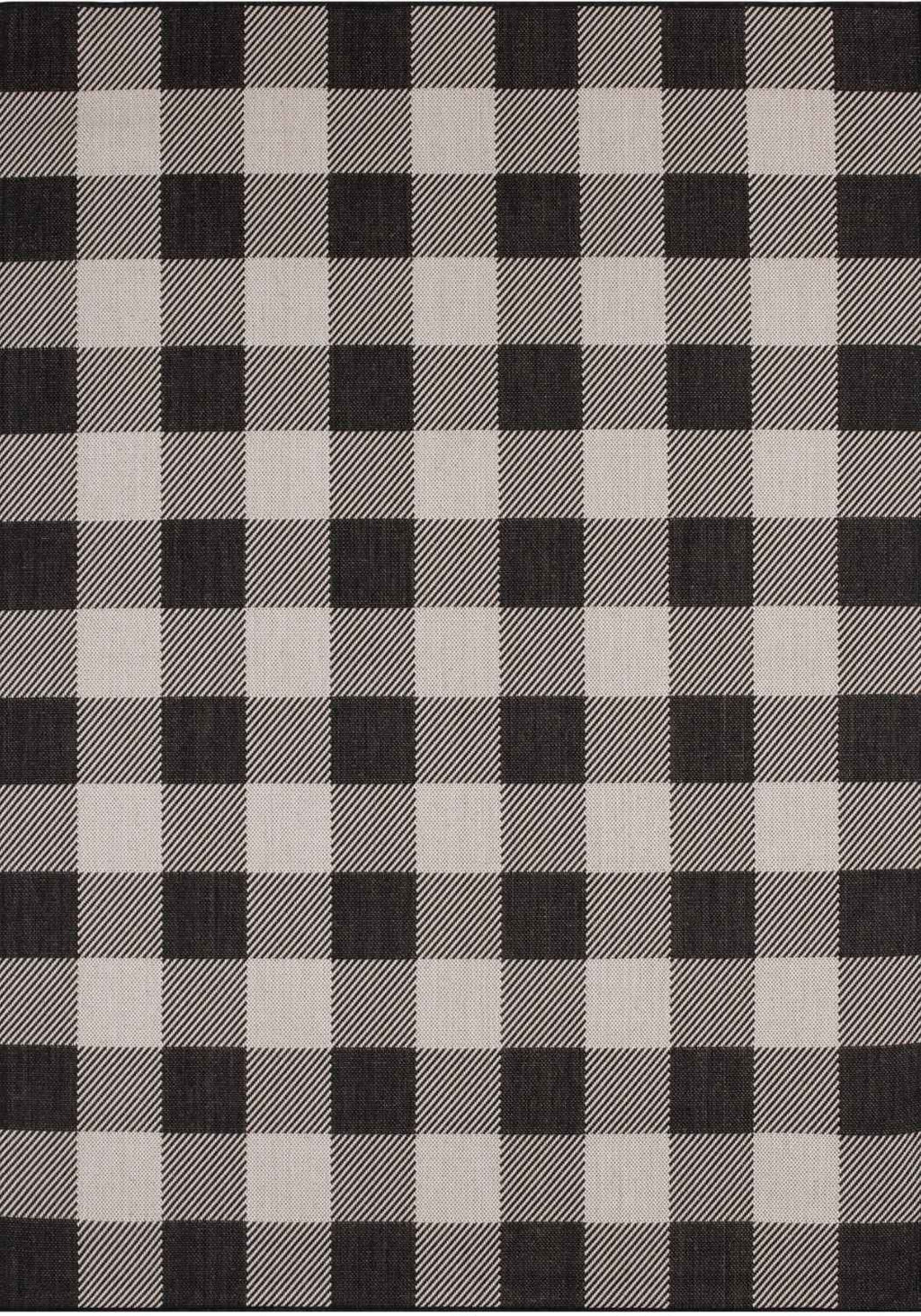 Ecology Outdoor Rug Black 200X290 cm
