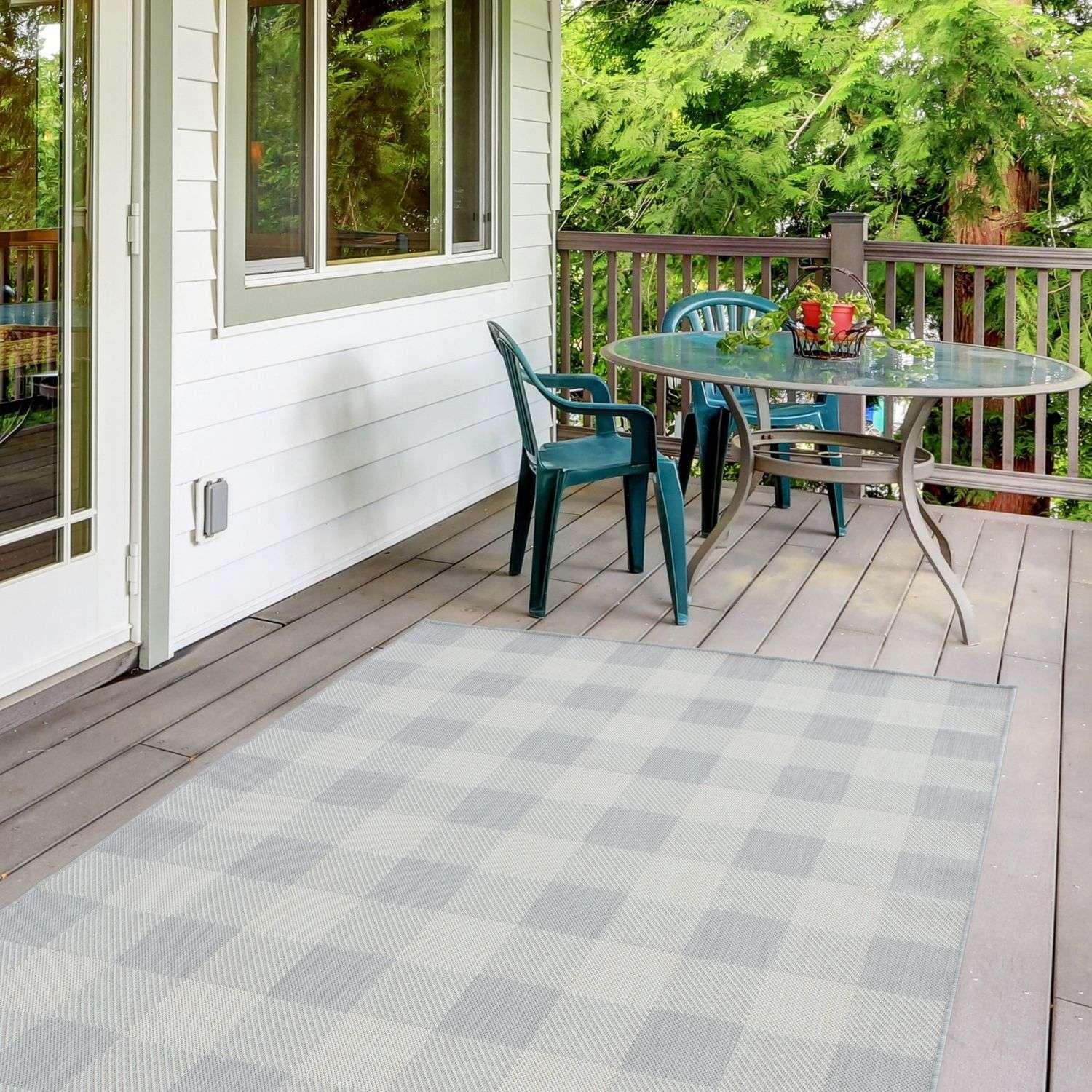 Ecology Outdoor Rug Grey