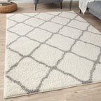 Ivory Shaggy Rug