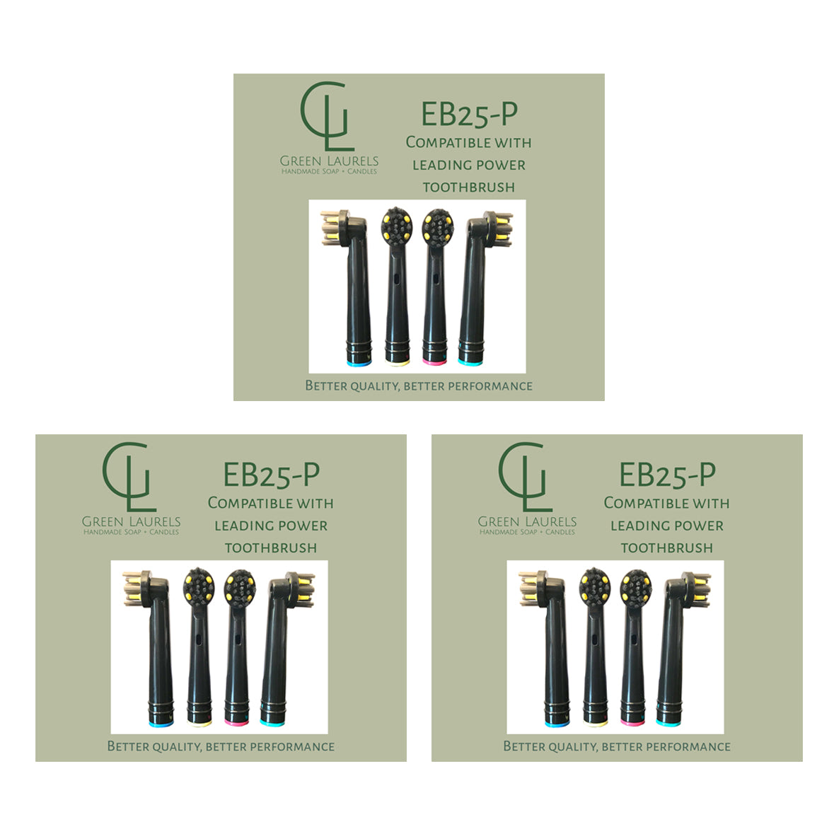 Recyclable Oral b head replacement toothbrush