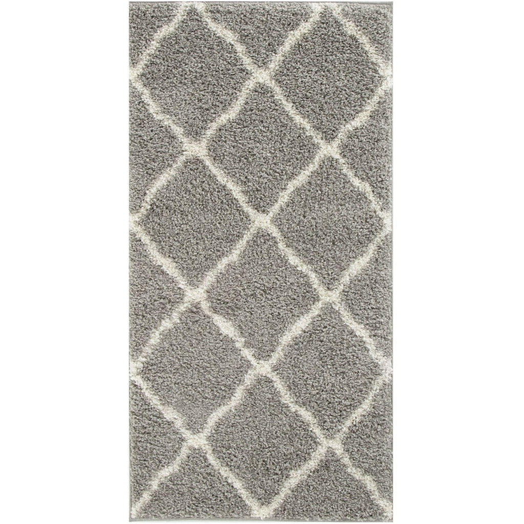 Grey Shaggy Rug