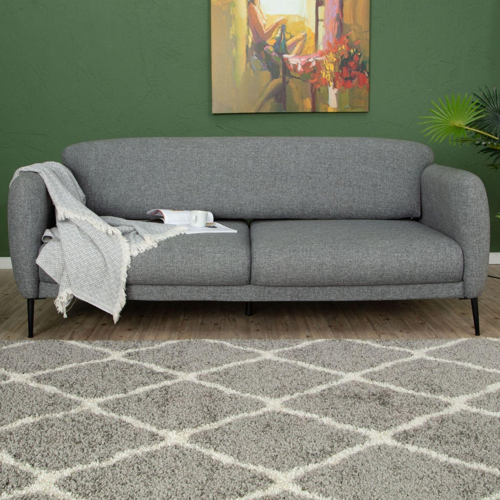 Grey Shaggy Rug