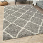 Grey Shaggy Rug