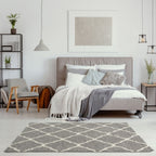 Grey Shaggy Rug