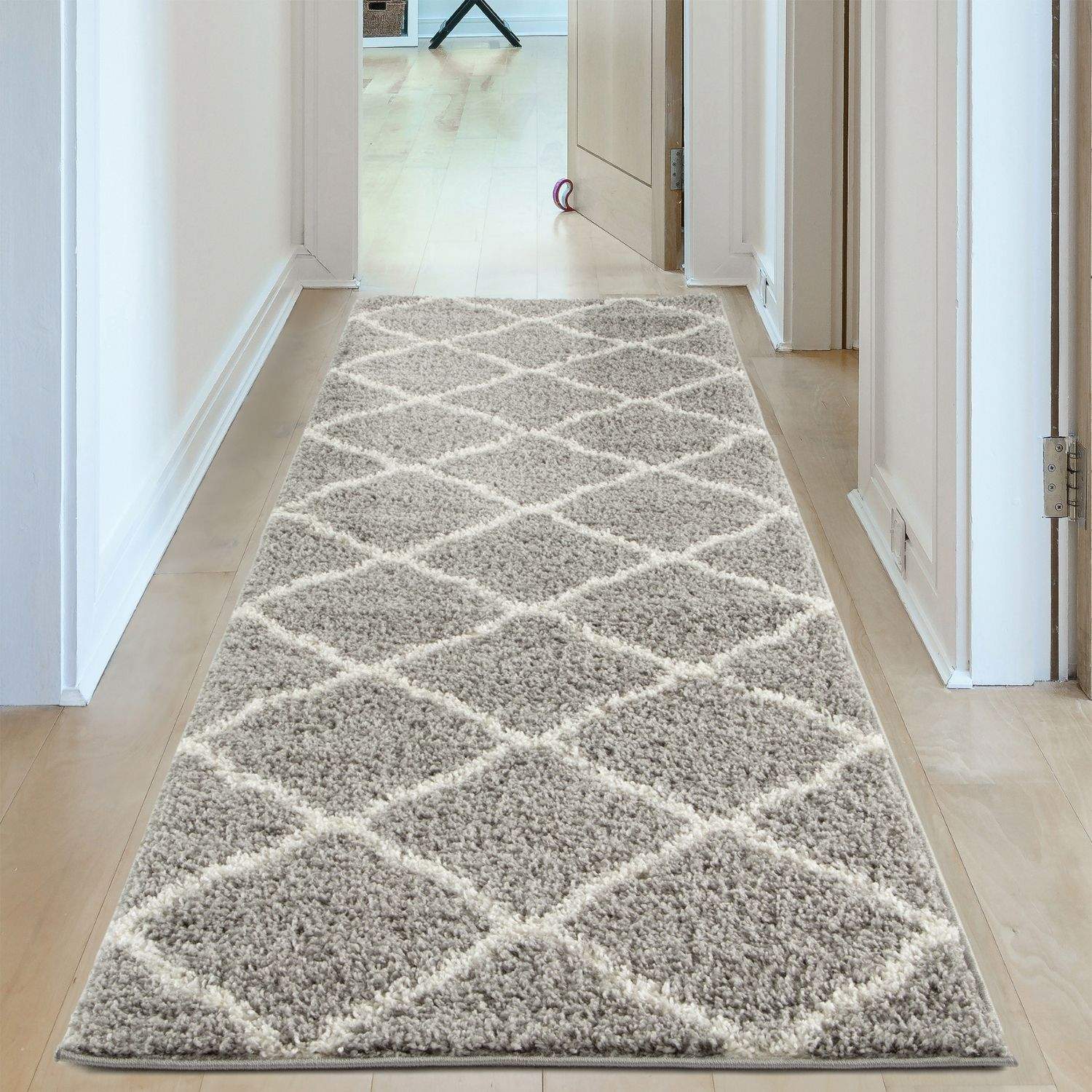 Grey Shaggy Rug