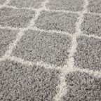 Grey Shaggy Rug